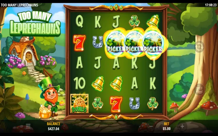 Too Many Leprechauns - Picker Bonus Feature