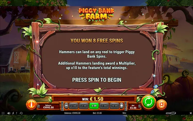 Piggy Bank Farm - Free Spins