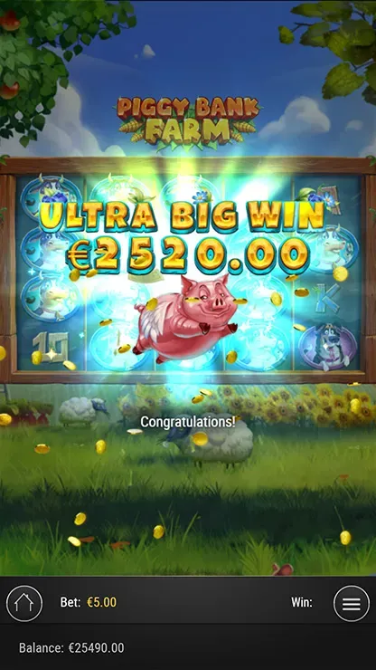 Piggy Bank Farm - Mobile Simple Win