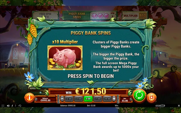 Piggy Bank Farm - Piggy Bank Spins