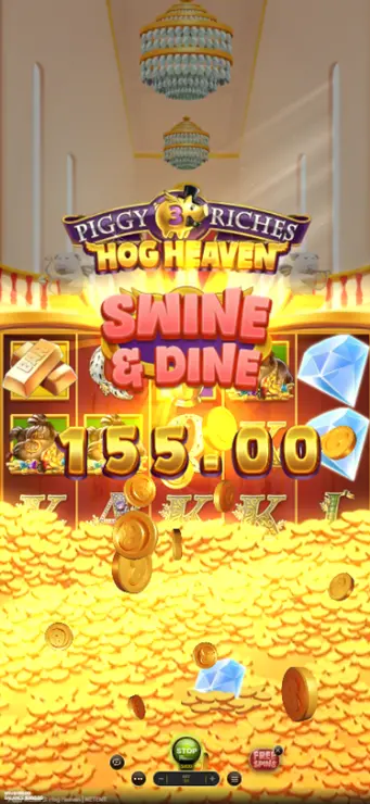 Piggy Riches 3 Hog Heaven -Mobile Win