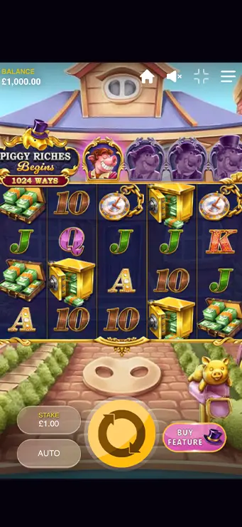 Piggy Riches Begins - Mobile Base Game