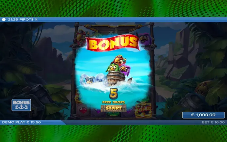 Pirots X Bonus Features - Free Spins