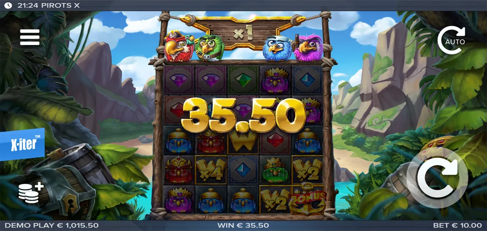 Pirots X Mobile Features - Simple Win