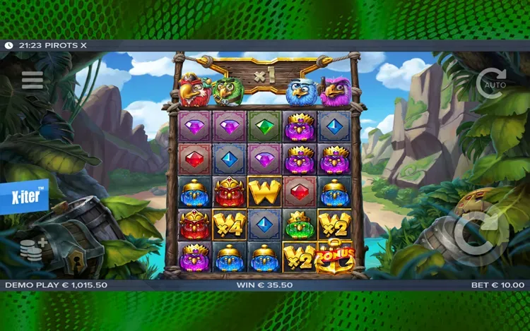 Pirots X Bonus Features - Multiplier