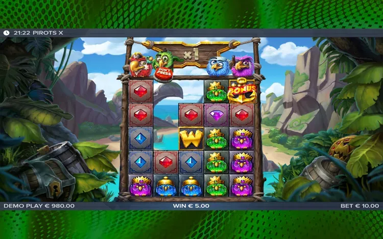 Pirots X Bonus Features - Pirot Features