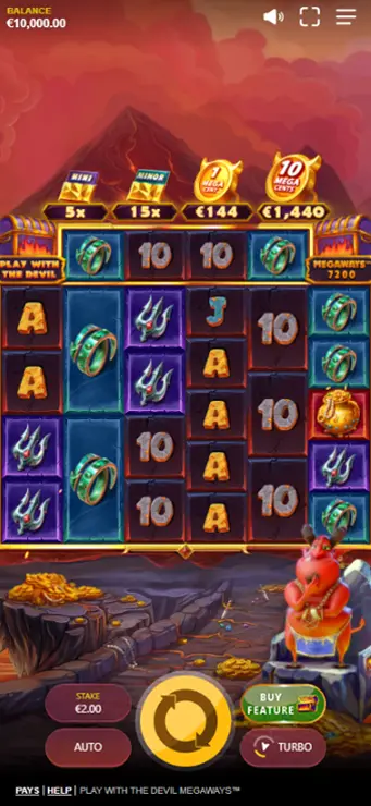 Play With the Devil Megaways - Mobile Base Game