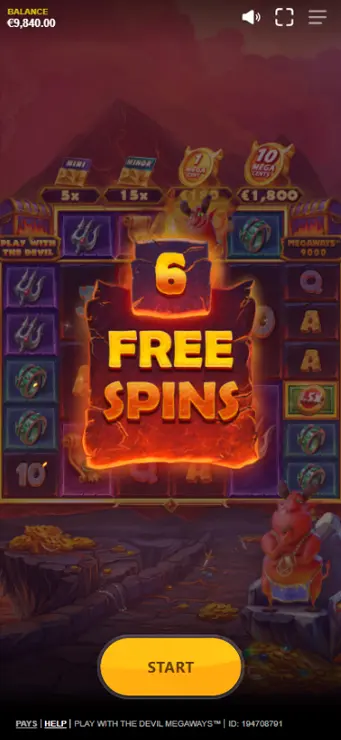 Play With the Devil Megaways - Mobile Bonus