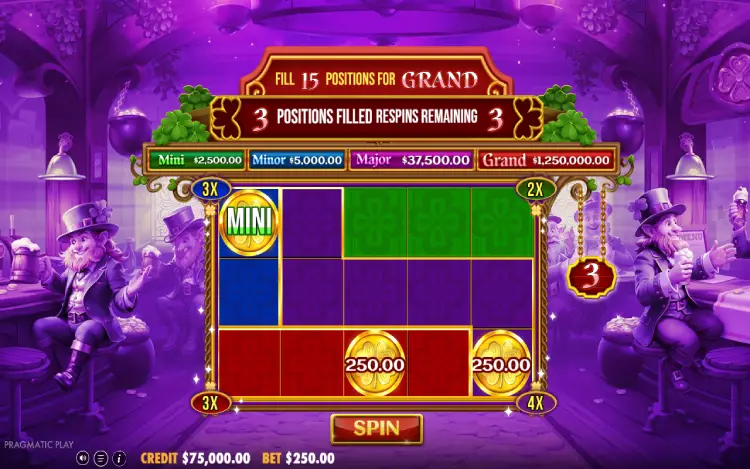 Lucky’s Wild Pub 2 - Pot Respin Feature