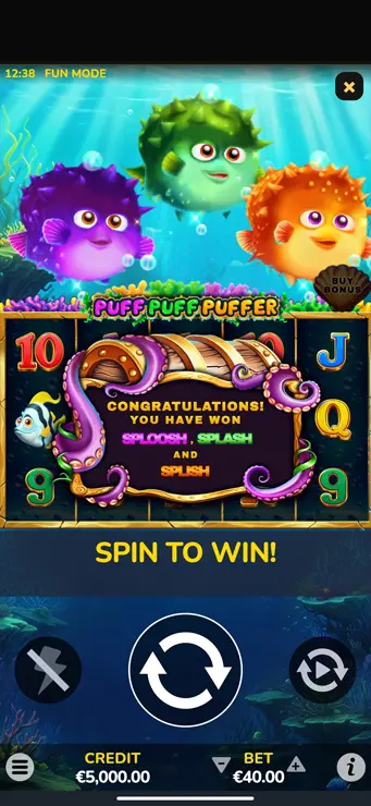 Puff Puff Puffer - Mobile Bonus