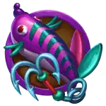 Fish 'n' Nudge Big Catch - Purple Lure Symbol