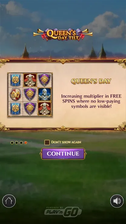 Queens Day Tilt - Mobile Bonus Game