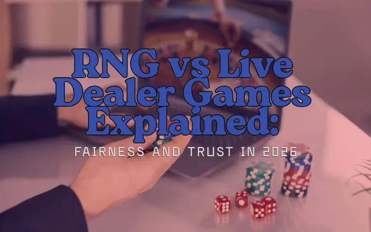RNG vs Live Dealer Games Explained Fairness and Trust in 2026