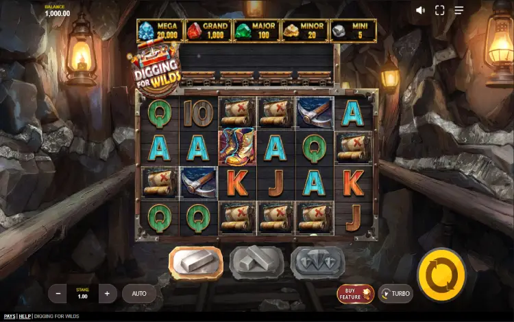 Digging for Wilds - RTP and Wagering