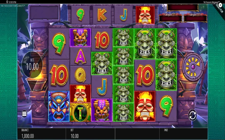 Tiki Treasures Megaways - RTP and Wagering