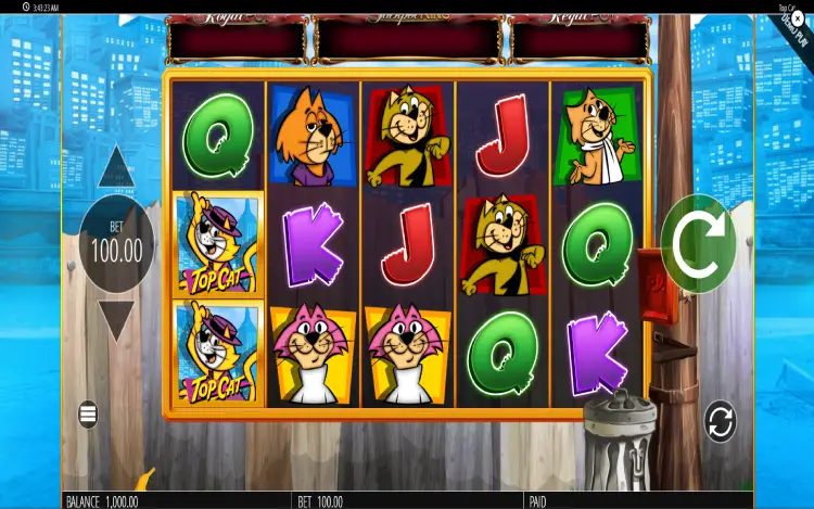 Top Cat - RTP and Wagering