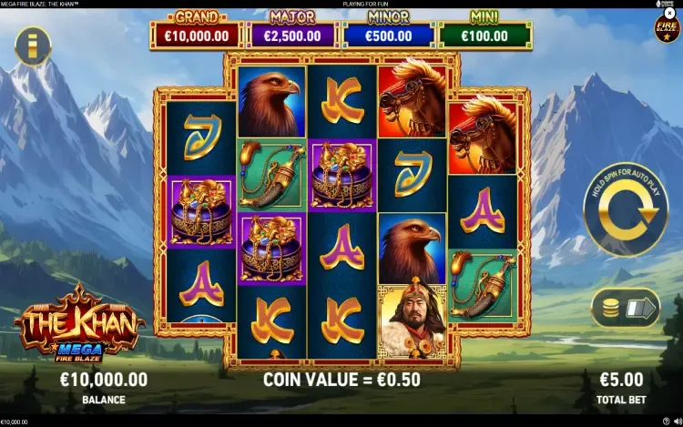 Mega Fire Blaze: The Khan - RTP and Wagering