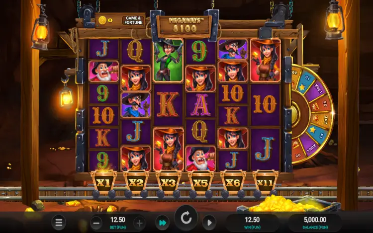 Gold Rush Frenzy Megaways RTP and Wagering