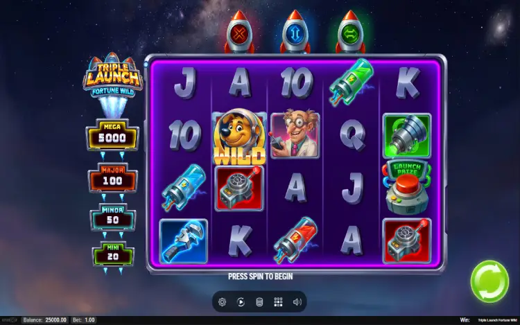 Triple Launch Fortune Wild - RTP and Wagering