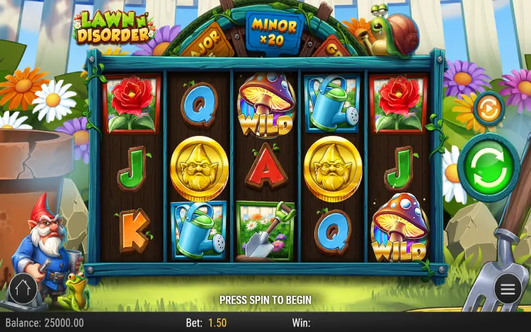 Lawn n’ Disorder - RTP and Wagering