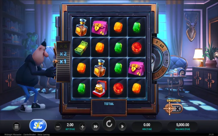 Midnight Marauder ClusterBreaker - RTP and Wagering