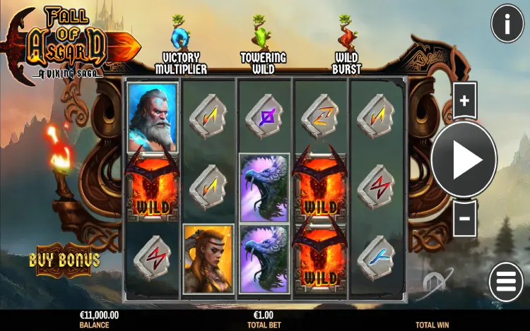 Fall of Asgard: A Viking Saga - RTP and Wagering