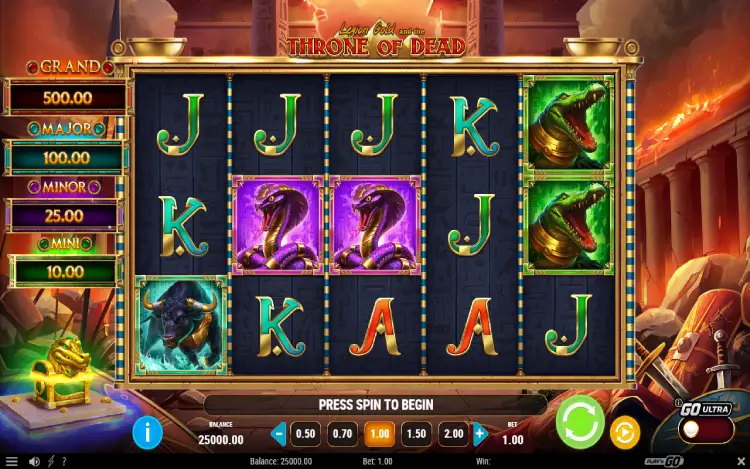 Legion Gold and the Throne of Dead - RTP and Wagering