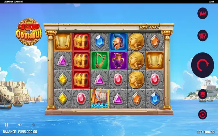 Legend of Odysseus - RTP and Wagering