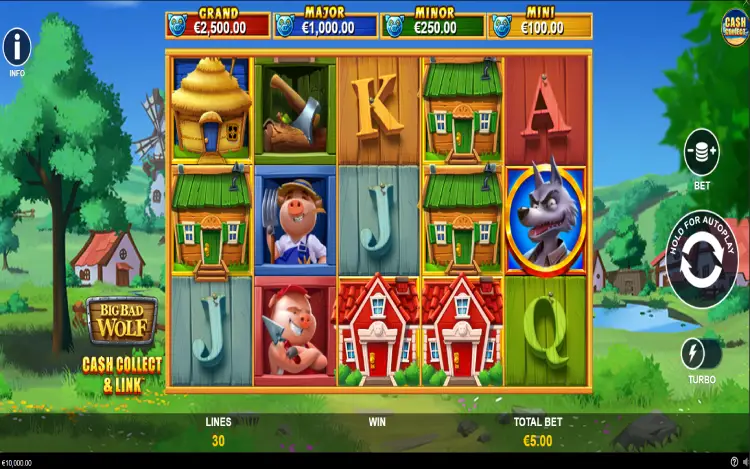 Big Bad Wolf Cash Collect & Link - RTP and Wagering