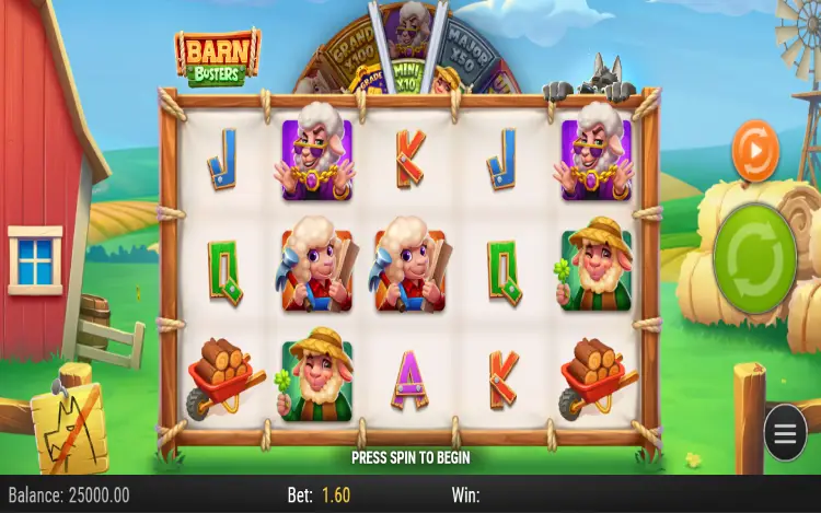 Barn Busters - RTP and Wagering
