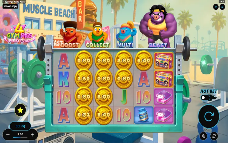 4 Gym Pigs - Porky Power - RTP and Wagering