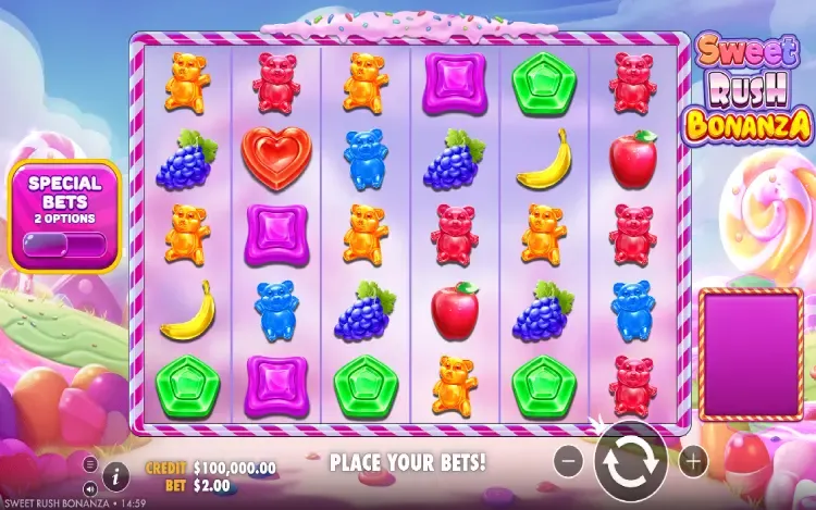 Sweet Rush Bonanza - RTP and Wagering
