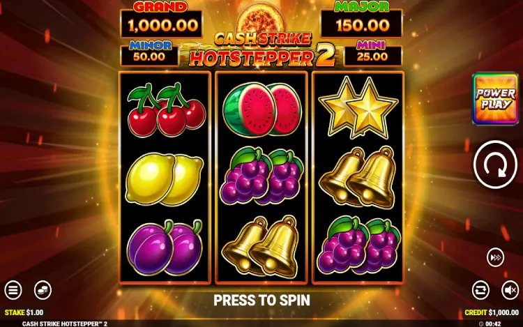 Cash Strike Hotstepper 2 - RTP and Wagering