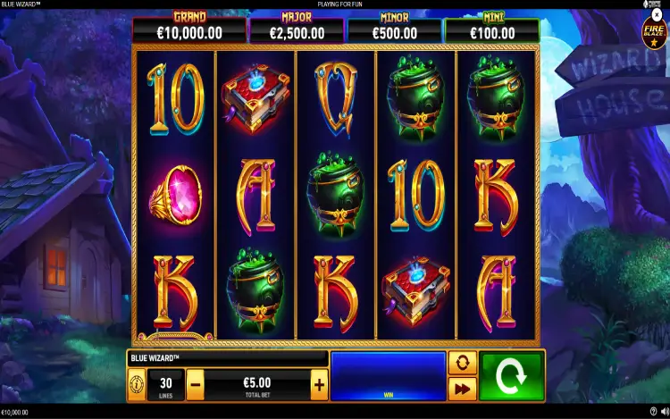 Blue Wizard - RTP and Wagering