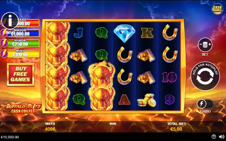 Buffalo Blitz: Cash Collect RTP and Wagering