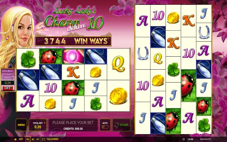 Lucky Ladys Charm Deluxe 10 - RTP and Wagering