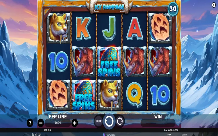 Icy Rampage RTP and Wagering