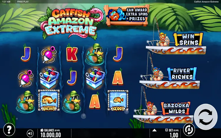 Catfish Amazon Extreme - RTP and Wagering