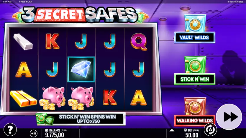 3 Secret Safes RTP and Wagering
