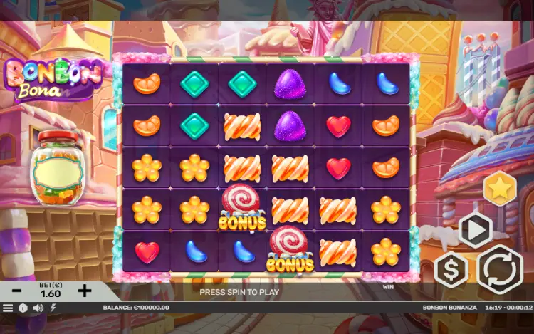 Bonbon Bonanza RTP and Wagering