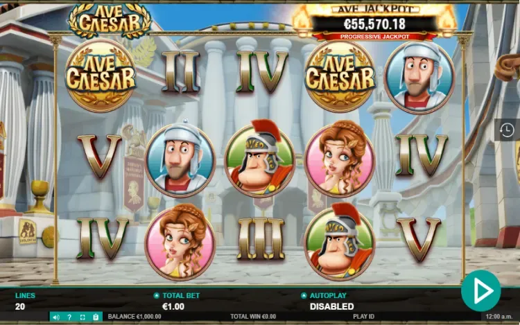 Ave Caesar - RTP and Wagering