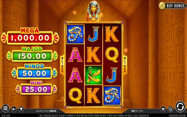 Cleopatra's Fortune - RTP and Wagering