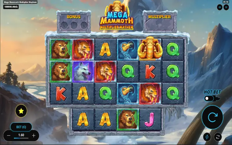 Mega Mammoth Multiplier Mayhem - RTP and Wagering