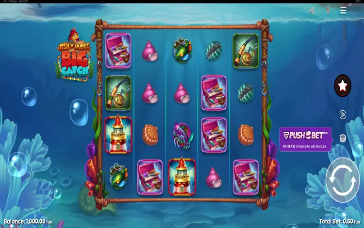 Fish 'n' Nudge Big Catch RTP and Wagering