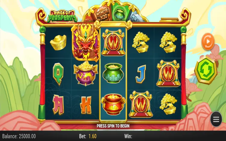 Rings of Prosperity - RTP and Wagering