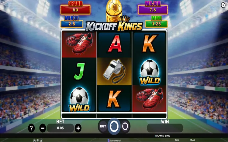 Kickoff Kings – Hold & Hit 3x3 -  RTP and Wagering