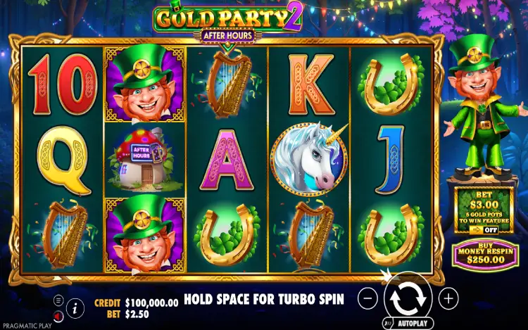 Gold Party 2 After Hours RTP and Wagering