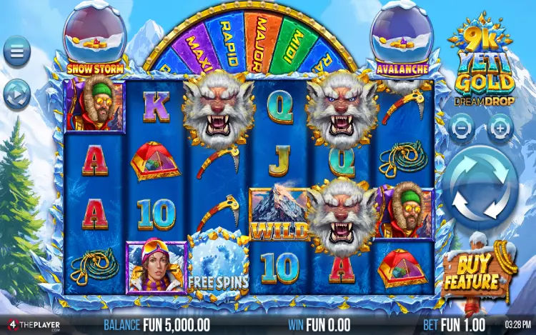 9K Yeti Gold - RTP and Wagering