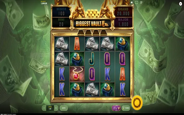 Biggest Vault - RTP and Wagering