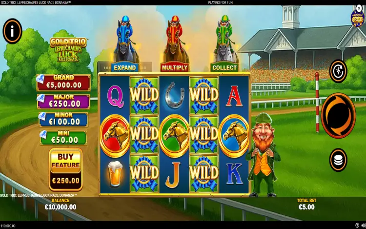 Gold Trio: Leprechaun's Luck Race Bonanza - RTP and Wagering